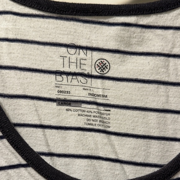 Striped Tank Tops - Navy, Red & Blue - Picture 3 of 5